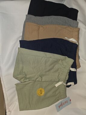 Toddler Cat & Jack Drawstring Jersey Shorts - Olive, Navy, Tan, Gray, Black 2T
